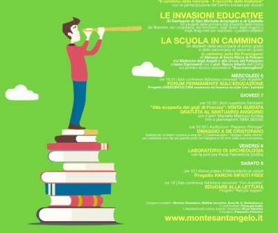 “La scuola in cammino” a Monte Sant’Angelo: fino al 9 novembre la seconda edizione della Settimana dell’Educazione nella Città dei due Siti UNESCO