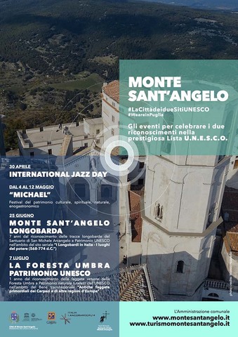 “Monte Sant’Angelo, la Città dei due Siti UNESCO”, cinque eventi per promuovere il brand