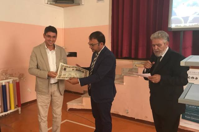 “XXIV Memorial dedicato ai giudici antimafia Livatino-Saetta-Costa”: al Sindaco di Monte Sant’Angelo il “Premio all’impegno sociale 2018”