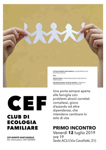 A Monte Sant’Angelo nasce il CEF, Club di ecologia familiare